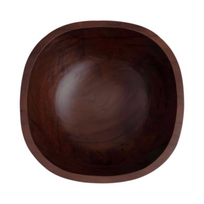 Reflective Wood Salad Bowl