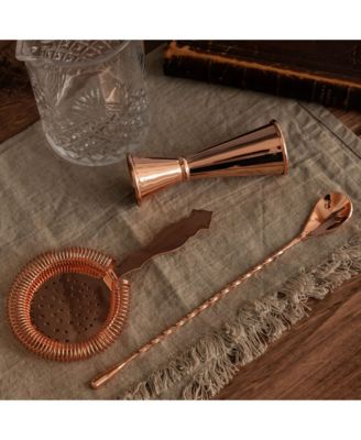 CMK Vintage Inspired Glass Barware, Set of 4