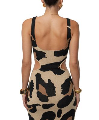  Zahara Print Maxi Dress