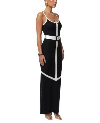  Belted Cami Maxi Dress