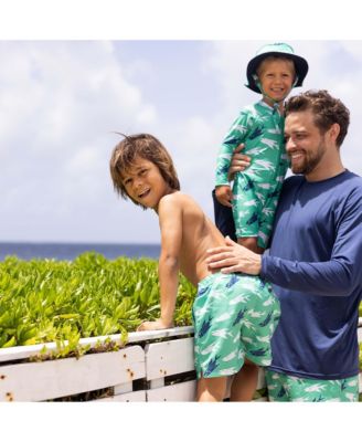 Boys' Off The Hook Long Sleeve Sunsuit - Baby