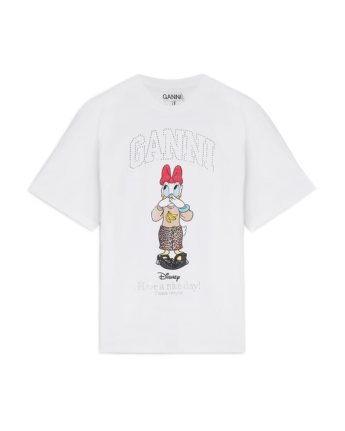Ganni Daisy Duck Graphic Tee