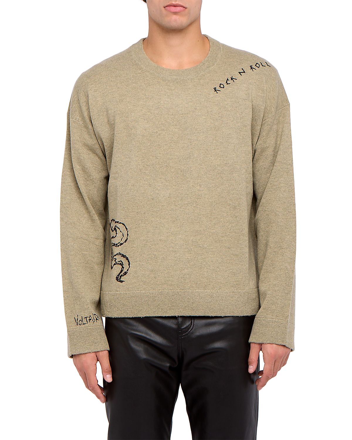Zadig & Voltaire Marko Sketch Crewneck Sweater