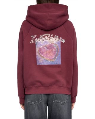 Georgy Heart Embellished Hoodie