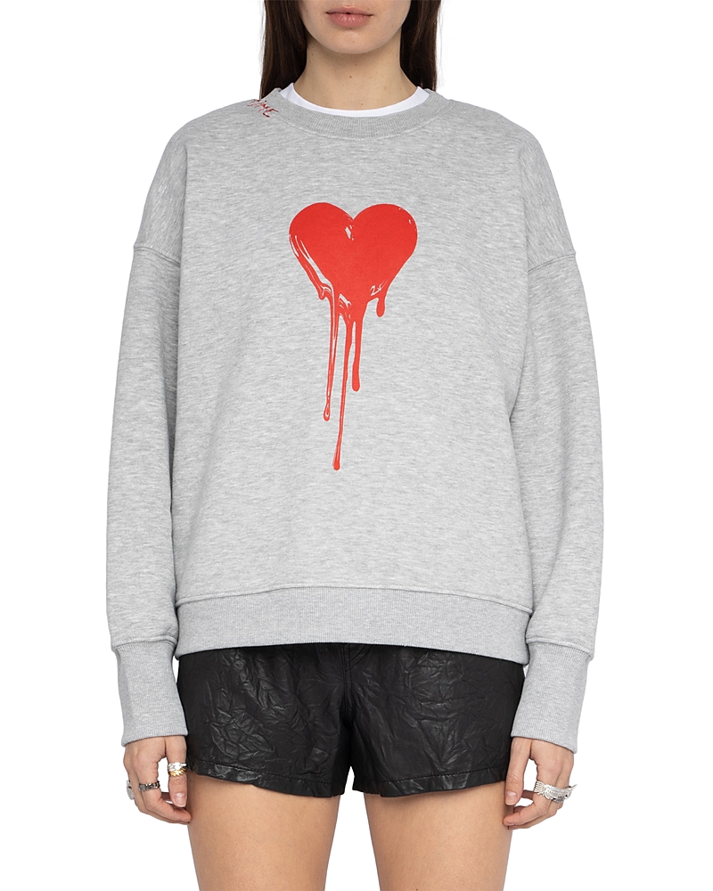 Zadig & Voltaire Oscarpmo Flowing Heart Sweatshirt
