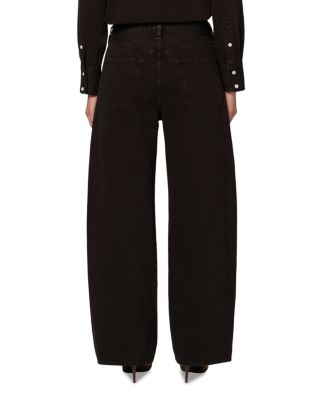 Brynn Drawstring High Rise Jeans in Carob