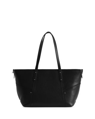 Z Leather Shopper Tote