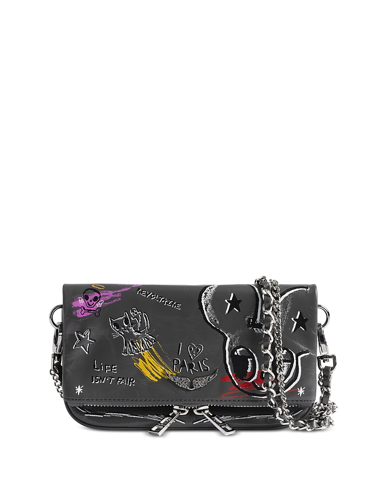 Zadig & Voltaire x Humberto Cruz Rock Nano Leather Clutch