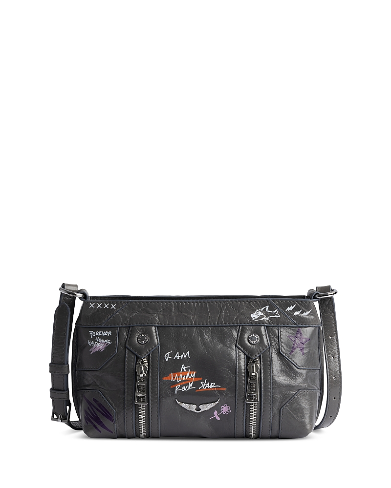 Zadig & Voltaire x Humberto Cruz Sunny Mood Vintage Patent Leather Shoulder Bag