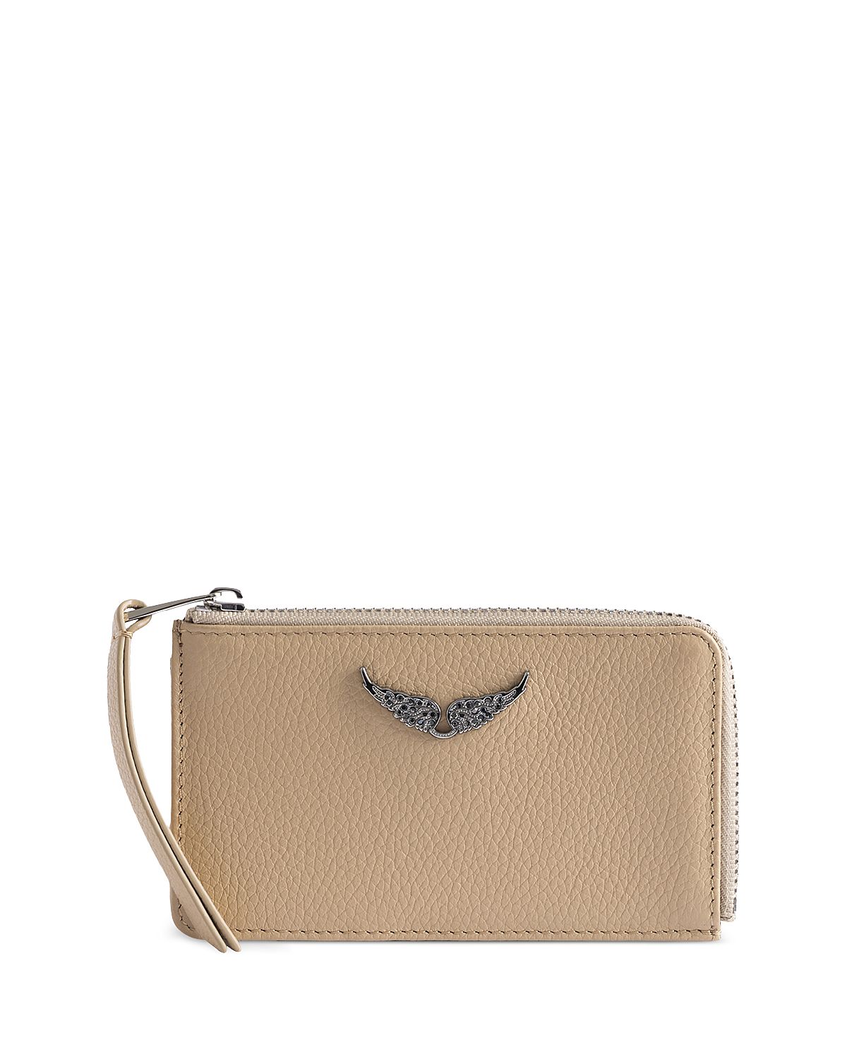 Zadig & Voltaire Zv Grained Leather Card Case