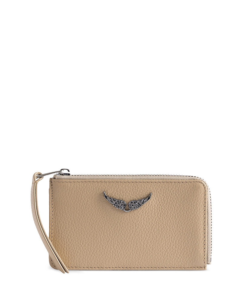Zadig & Voltaire Zv Grained Leather Card Case