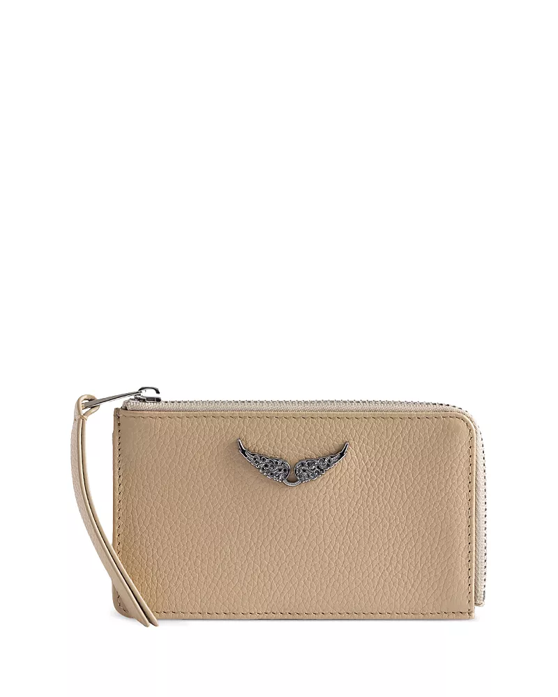 Zadig & Voltaire Zv Grained Leather Card Case