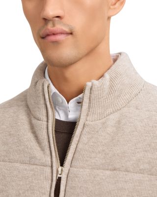 Otley Sleeveless Zip Through Ribbed Gilet Vest