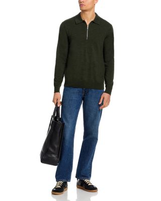 Sergio Quarter Zip Polo Sweater