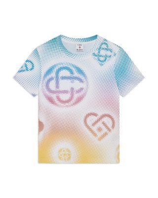 Half Tone Logo Fitted Tee