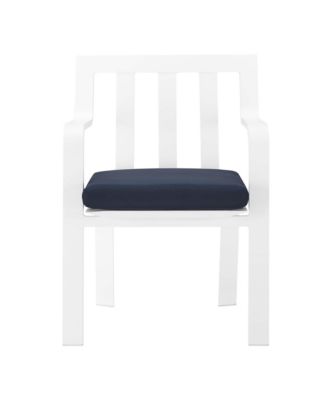 Baxley Stackable Outdoor Patio Aluminum Dining Armchair