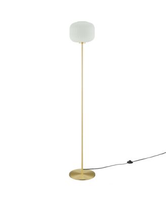  Reprise Glass Sphere Glass and Metal Floor Lamp