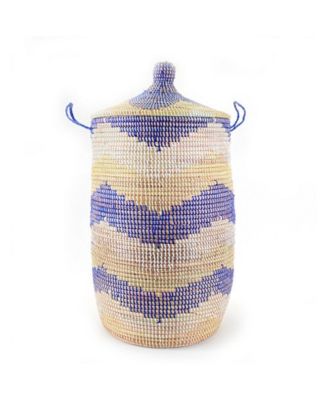  Dou Lid Storage Basket Chevron