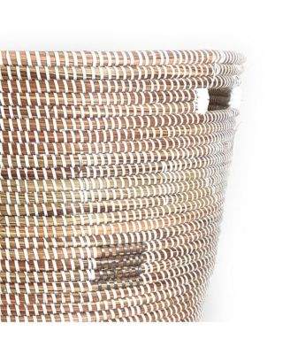 Flat Lid Squares Low Storage Basket