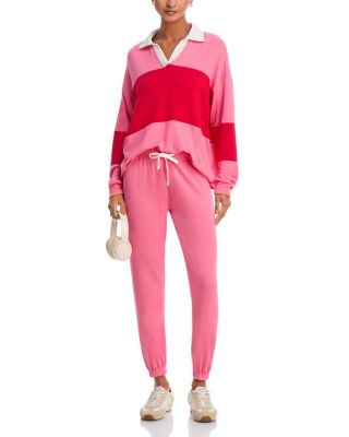 Katie Fleece Rugby Sweatshirt