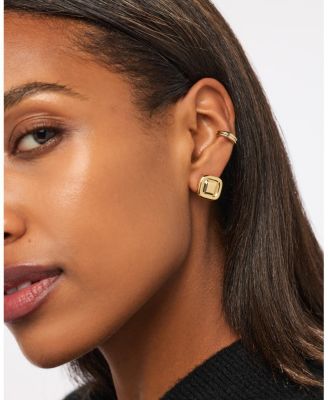  Clara Two Tone Stud Earring