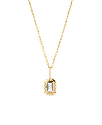  Solid Yellow Gold Heirloom Charm Necklace