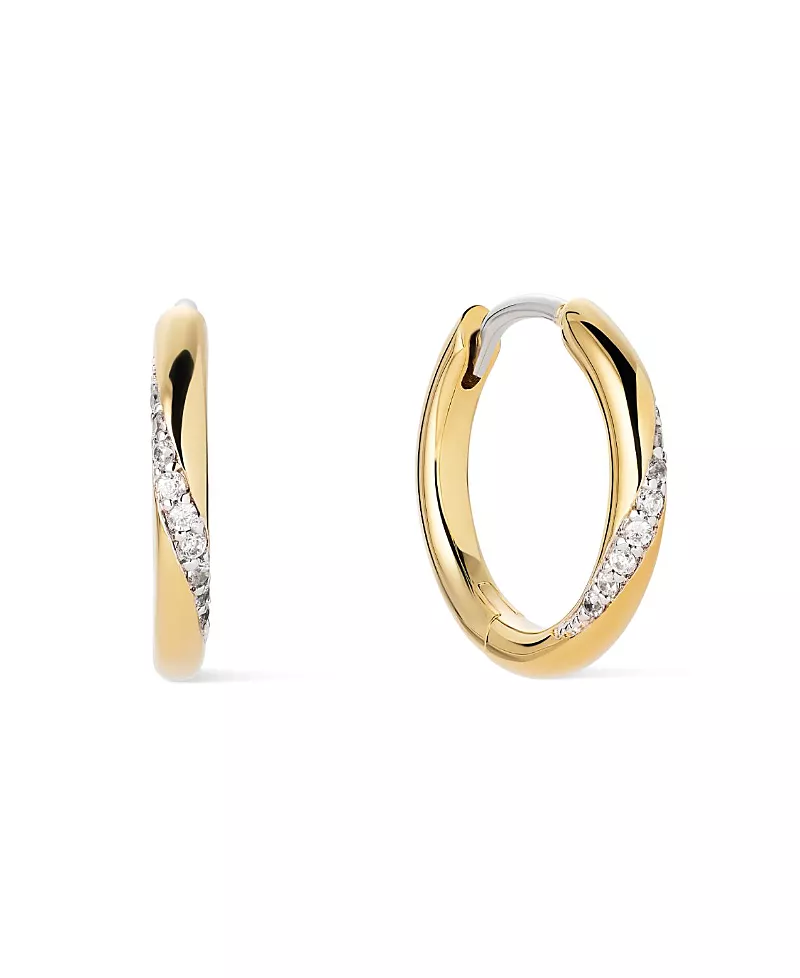 Ana Luisa Kira Slim Hoop Earrings