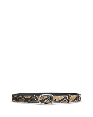 Women's Snake Embossed Belt