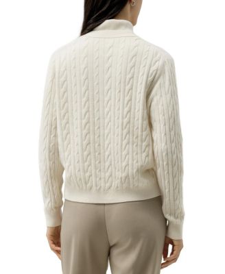  Cable Knit Baby Cashmere Cardigan