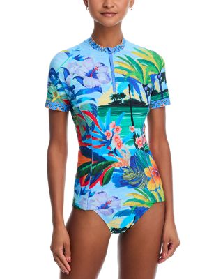 Short Sleeve Surf Shirt & Paradis Hipster Bikini Bottom