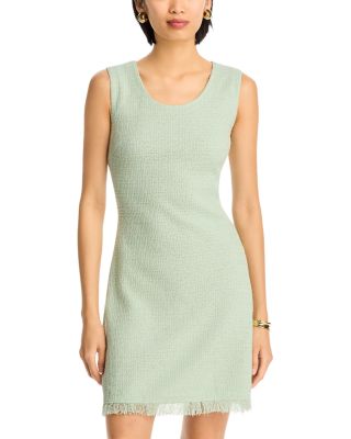 Fringe Trim A Line Dress