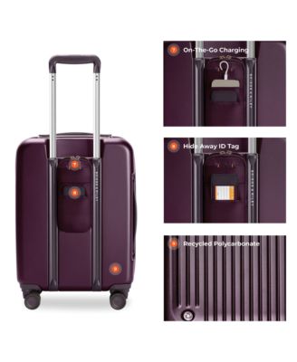 Sympatico Global Carry On Expandable Spinner Suitcase