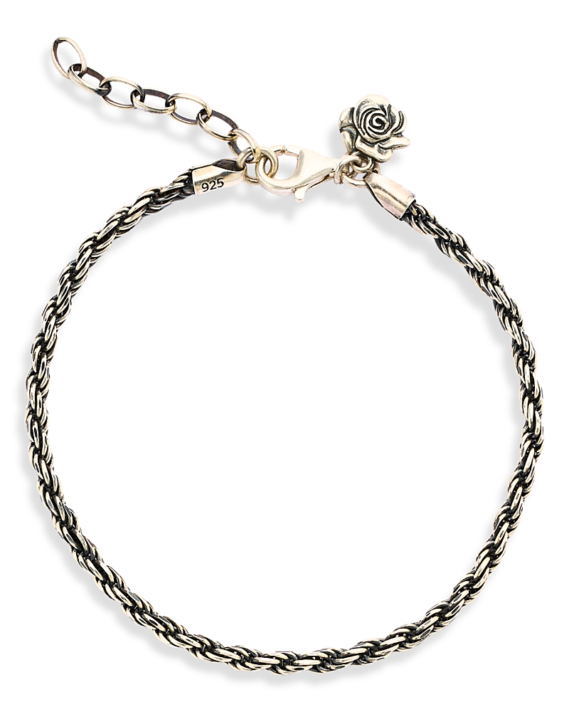 Serge DeNimes Rose Charm Rope Bracelet