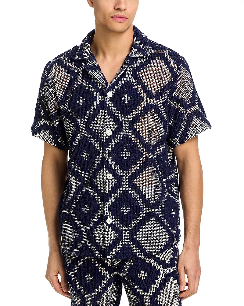 Oas Trastevere Cuba Crochet Shirt