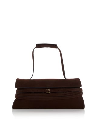 Tie Me Suede Shoulder Bag