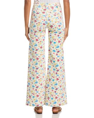 The Patch Pocket Hustler Roller Sneak Jeans in Rose Bowl