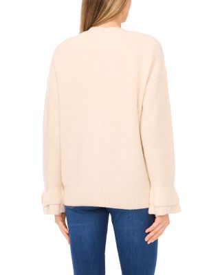 Ruffled Cuff Cardigan