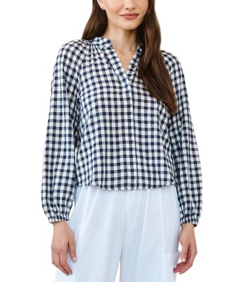 Long Sleeve Shirred Raglan Shirt