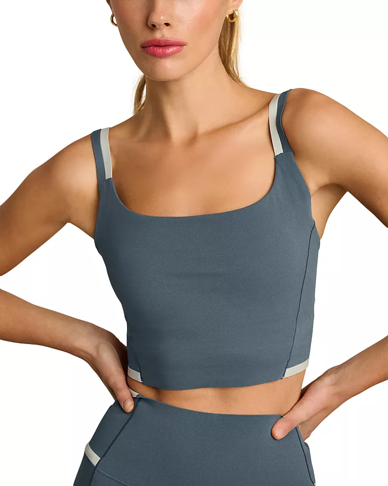 Rhone Instinct Contrast Longline Sports Bra