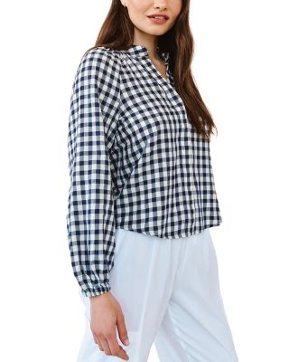 Long Sleeve Shirred Raglan Shirt