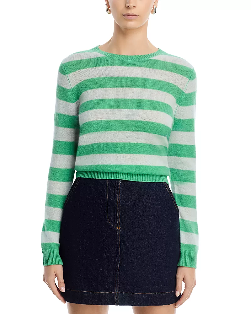 Jumper 1234 Cashmere Striped Crewneck Sweater