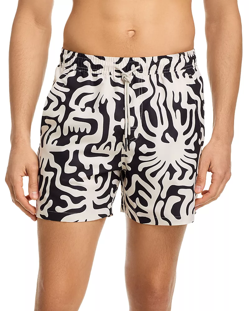 Oas Loefy Patterned Swim Shorts