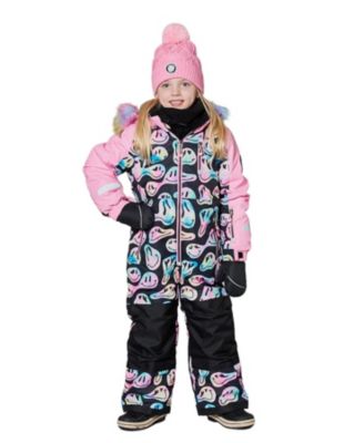 Girls' One-Piece Play Snowsuit - Little Kid