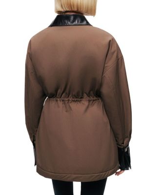 Contrast Collar Utility Jacket