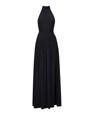  The Halter Slit Gown