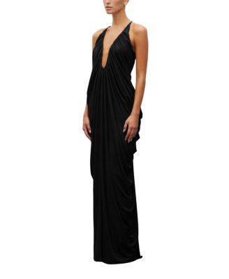  The Draped Halter Gown
