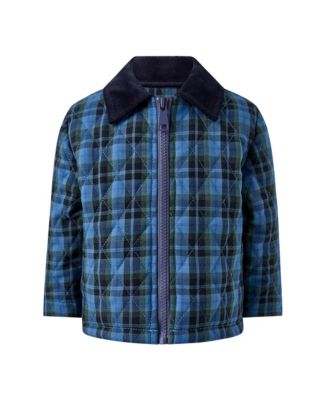 Boys' Check Quilted Jacket - Baby