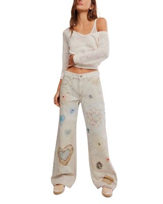 Illusions Straight Leg Jeans in Heirloom
