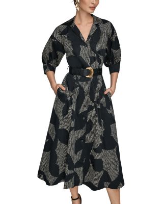 Sleeveless Belted Midi Dress