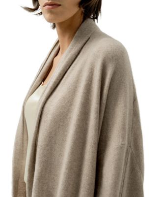  Calf-Length Cashmere Cardigan